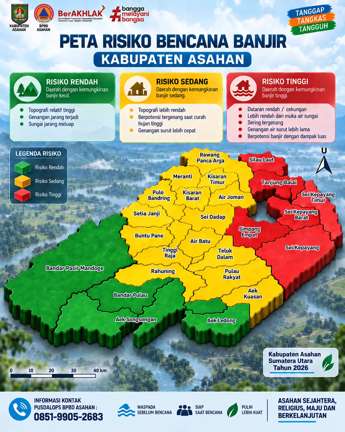 PETA 3D RISIKO BENCANA BANJIR