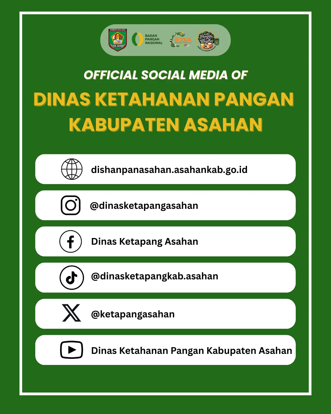 LIST SOCIAL MEDIA