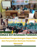Sosialisasi Pengembangan Dapur B2SA dan Penyerahan Bantuan Peralatan Memasak di Desa Persatuan