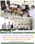 PEMERIKSAAN KUALITAS DAN KUANTITAS BERAS BANTUAN PANGAN TAHUN 2026
