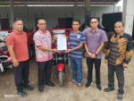 DLH Rapat Pembahasan  Sedimentasi di Sungai Asahan, di Dinas Perikanan Kelautan Asahan, Jumat (25/07/2025)