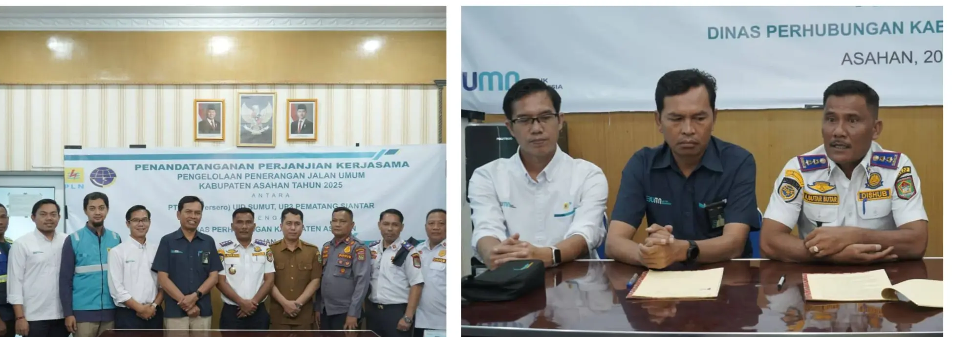 Penandatanganan KErja sama bersama PLN