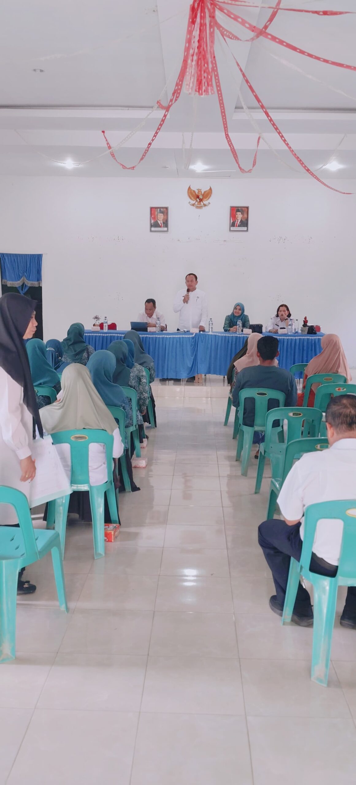 embinaan UP2K di Desa Bunut Seberang Kec. Pulo Bandring, bersama Dinas Kopdagin