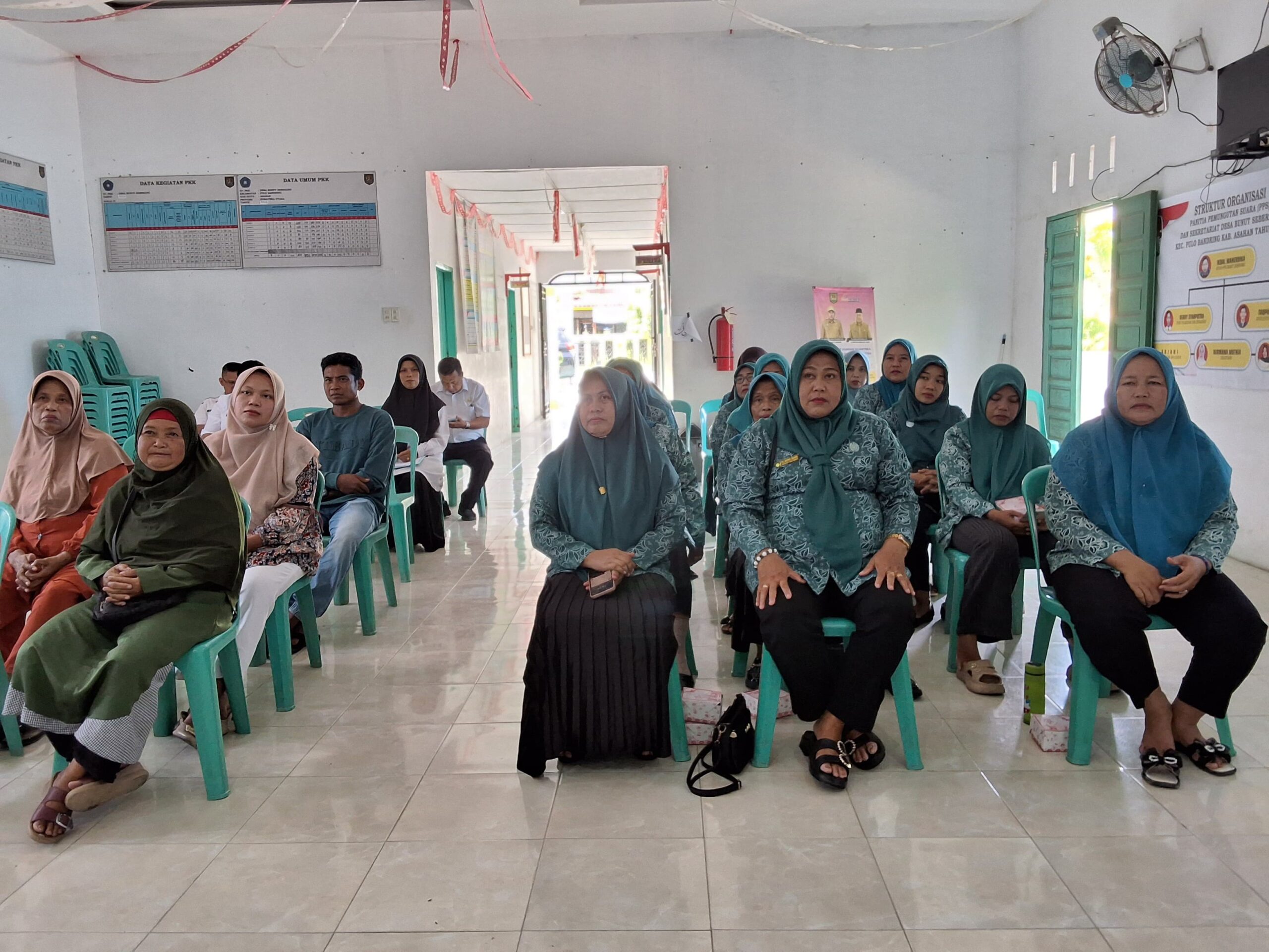 embinaan UP2K di Desa Bunut Seberang Kec. Pulo Bandring