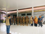 PENYERAHAN BANTUAN BENCANA ANGIN PUTING BELIUNG DI AEK KUASAN