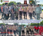 Dinas Sosial Kab. Asahan Dampingi Rombongan KORPRI Ziarah ke Taman Makam Pahlawan