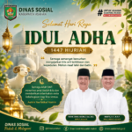 Dinas Sosial Kabupaten Asahan Mengucapkan Selamat Hari Raya Iduladha 1447 Hijriah