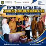 Dinas Sosial Asahan Salurkan Bantuan Sandang kepada Korban Bencana Pohon Tumbang