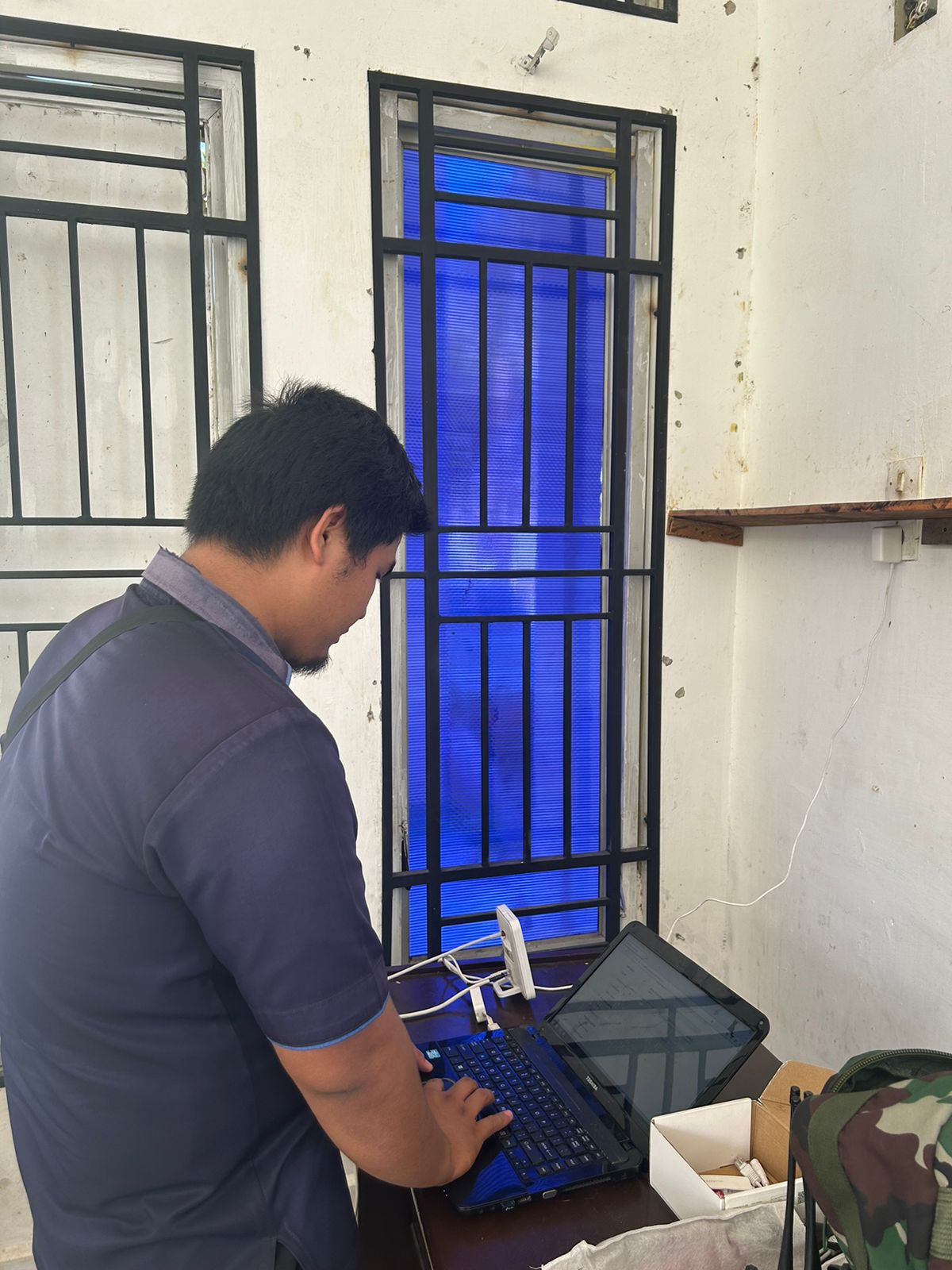  PERBAIKAN KONEKSI INTERNET DI KANTOR CAMAT TELUK DALAM