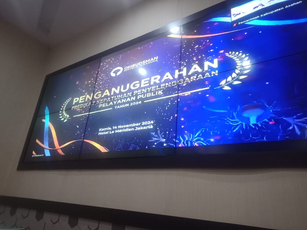 PENGANUGRAHAN HASIL PENILAIAN KEPATUHAN PENYELENGGARAAN PELAYANAN PUBLIK TAHUN 2024