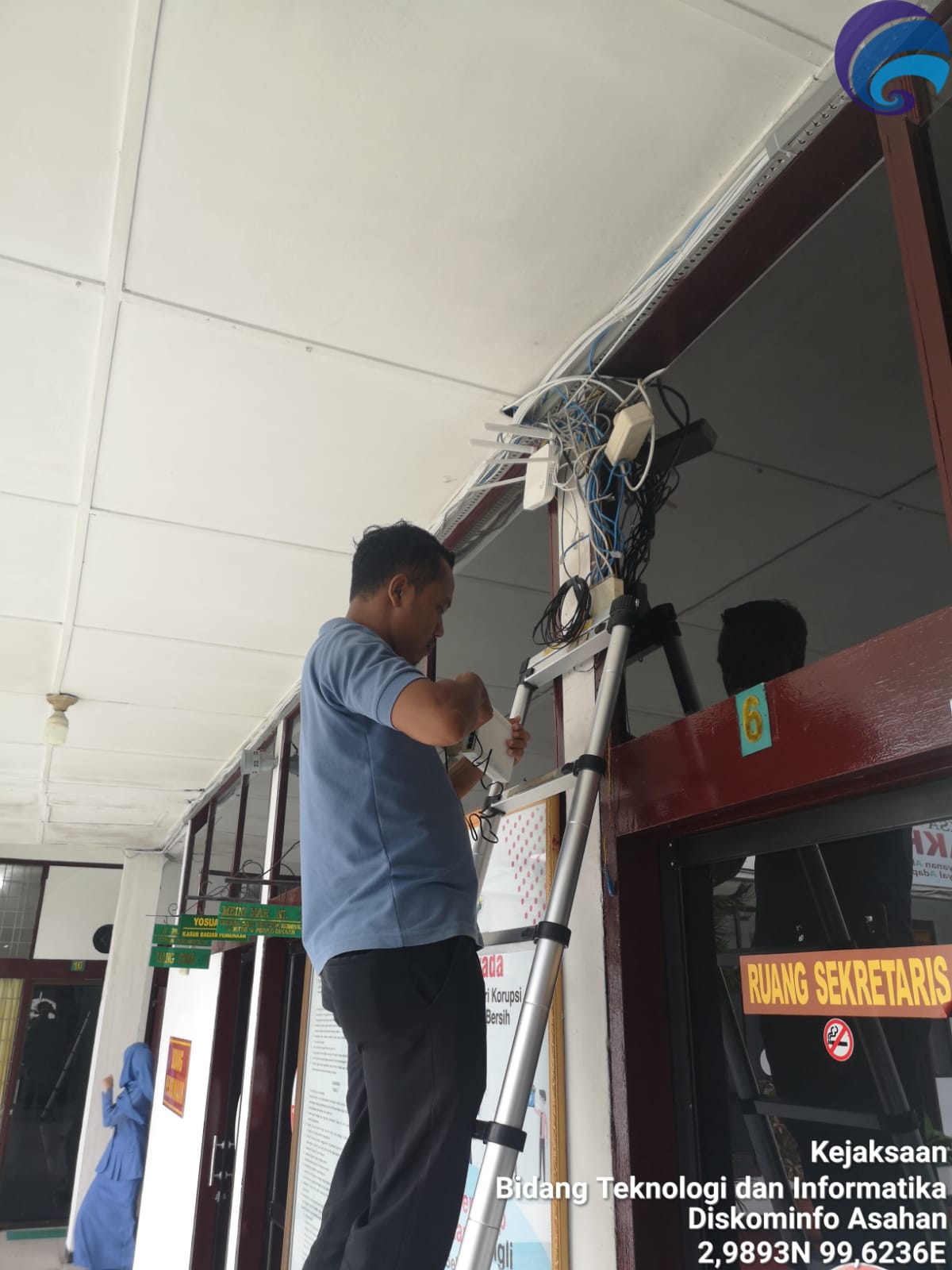  PERBAIKAN KONEKSI INTERNET DI KEJAKSAAN NEGERI ASAHAN