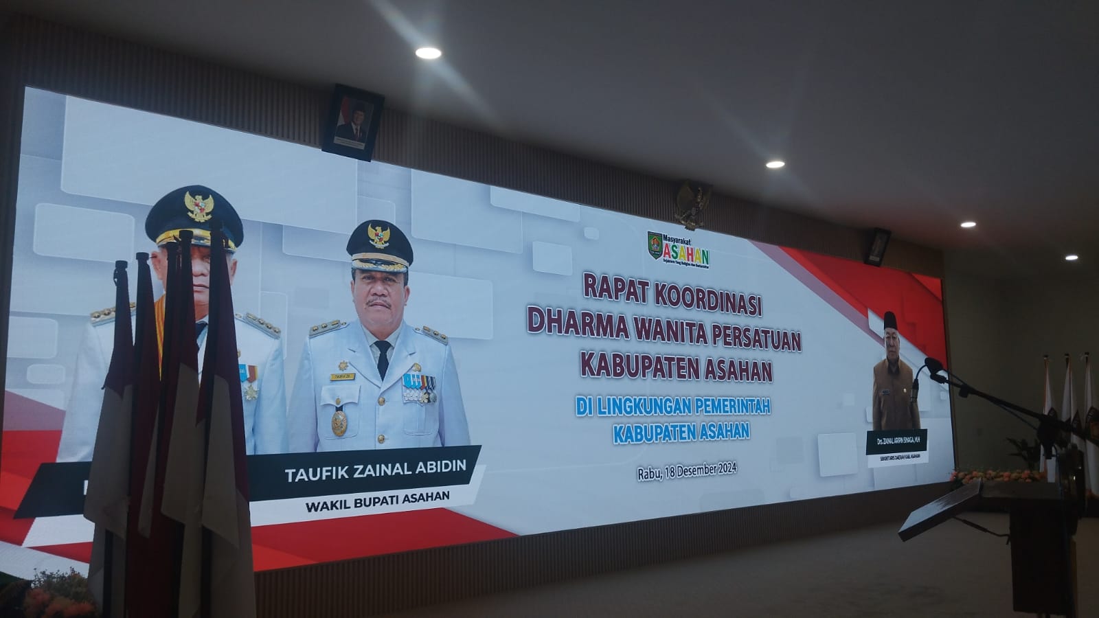  RAPAT KOORDINASI DWP ASAHAN DI AULA MELATI