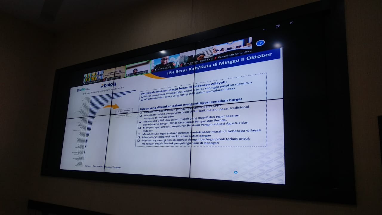  ZOOM RAPAT KOORDINASI PENGENDALIAN INFLASI DAERAH