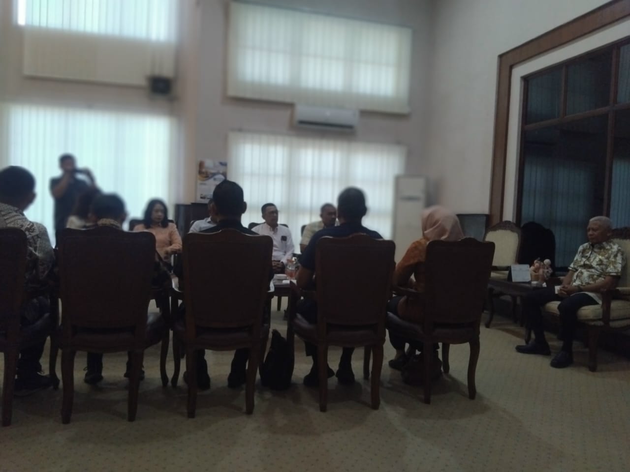  PELIPUTAN AUDIENSI DI RUANG KERJA BUPATI ASAHAN