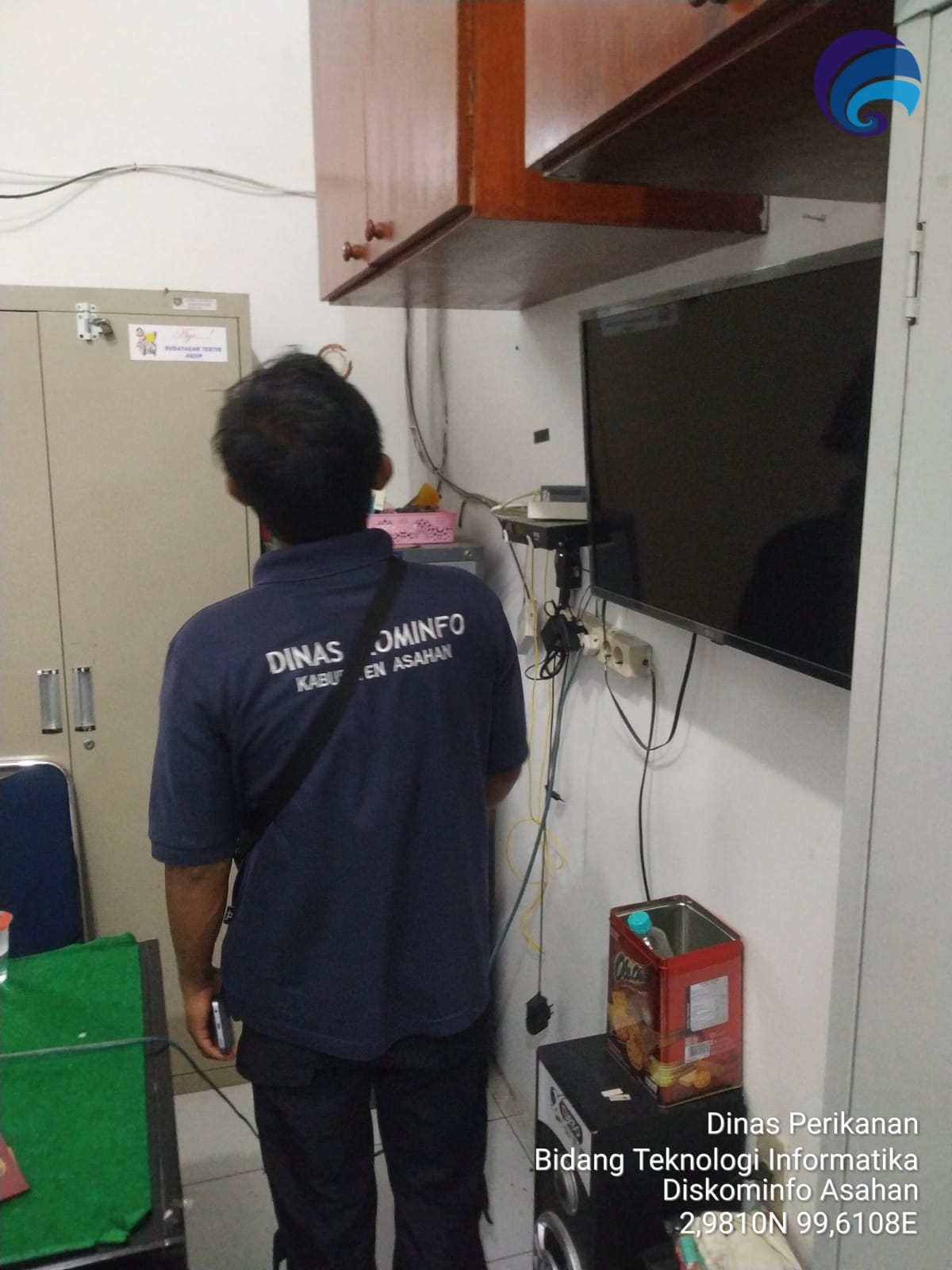  Pengecekan Jaringan Internet di Dinas Perikanan