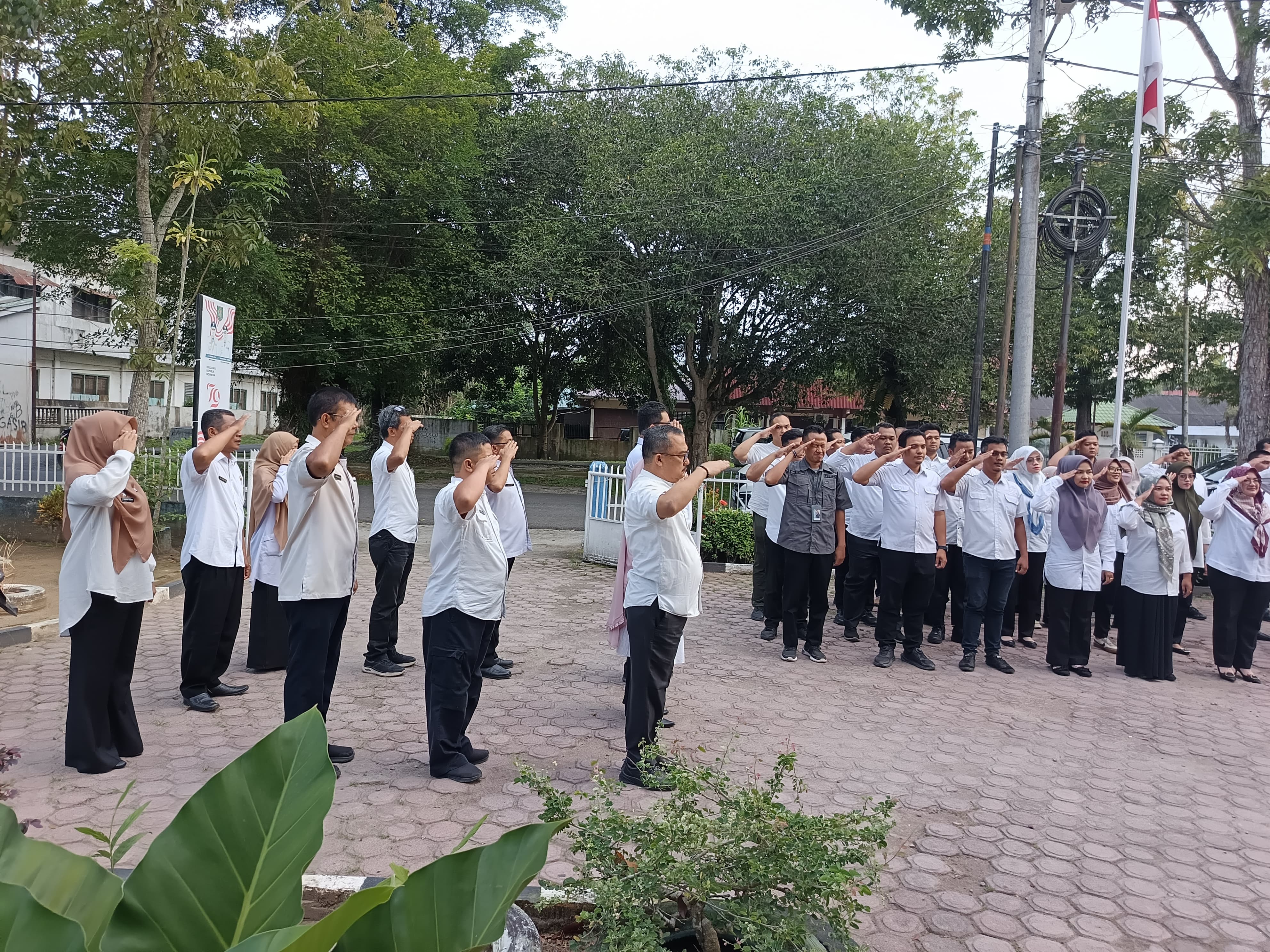  Apel Pagi Dinas Komunikasi dan Informatika Kabupaten Asahan