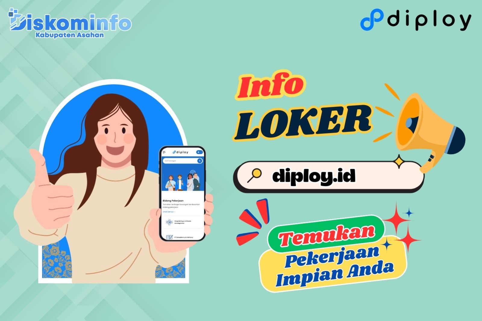  Temukan Pekerjaan Impian Anda di Diploy.id