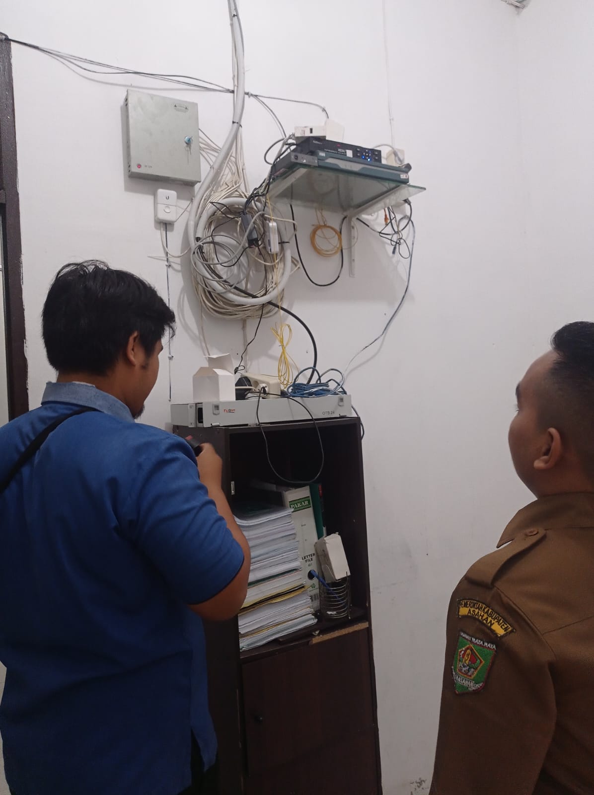  PERBAIKAN KONEKSI INTERNET DI DINAS SOSIAL