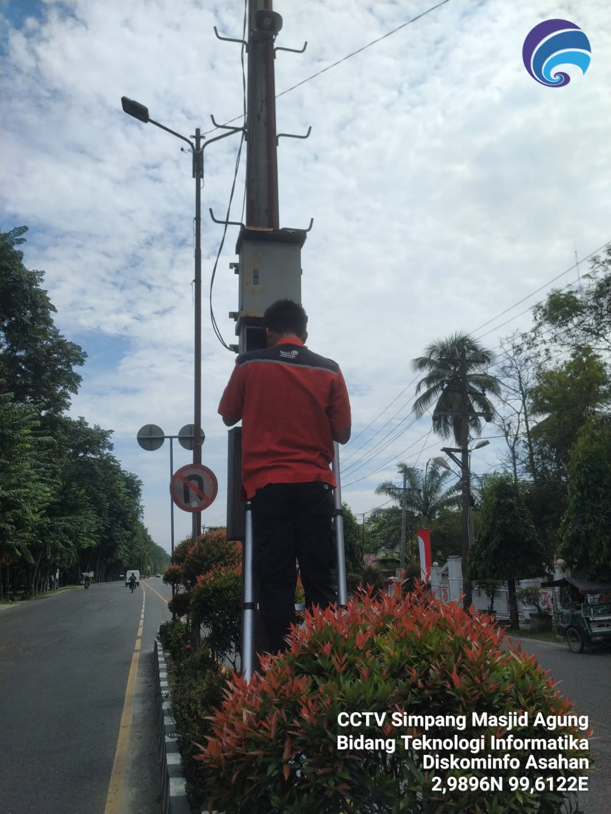  PERBAIKAN CCTV JALAN LOKASI MESJID AGUNG