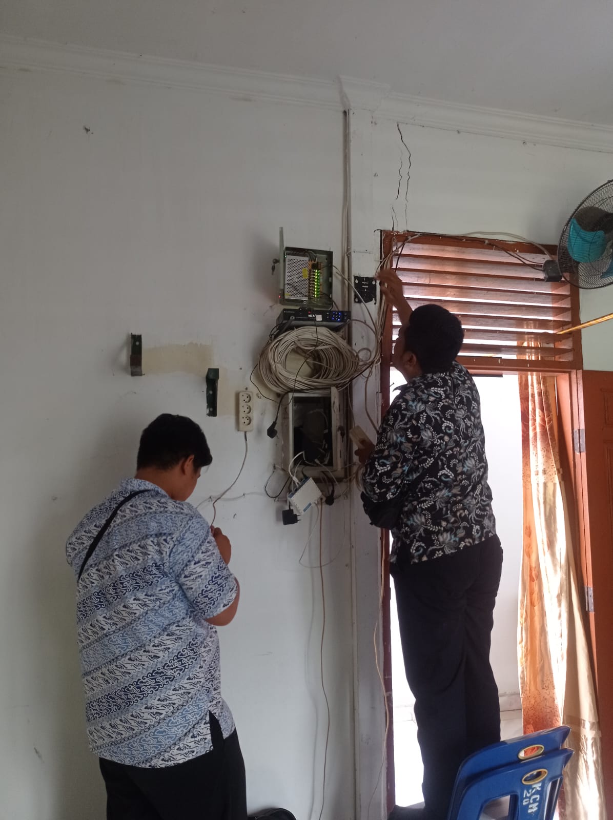  PERBAIKAN KONEKSI INTERNET DI KECAMATAN MERANTI