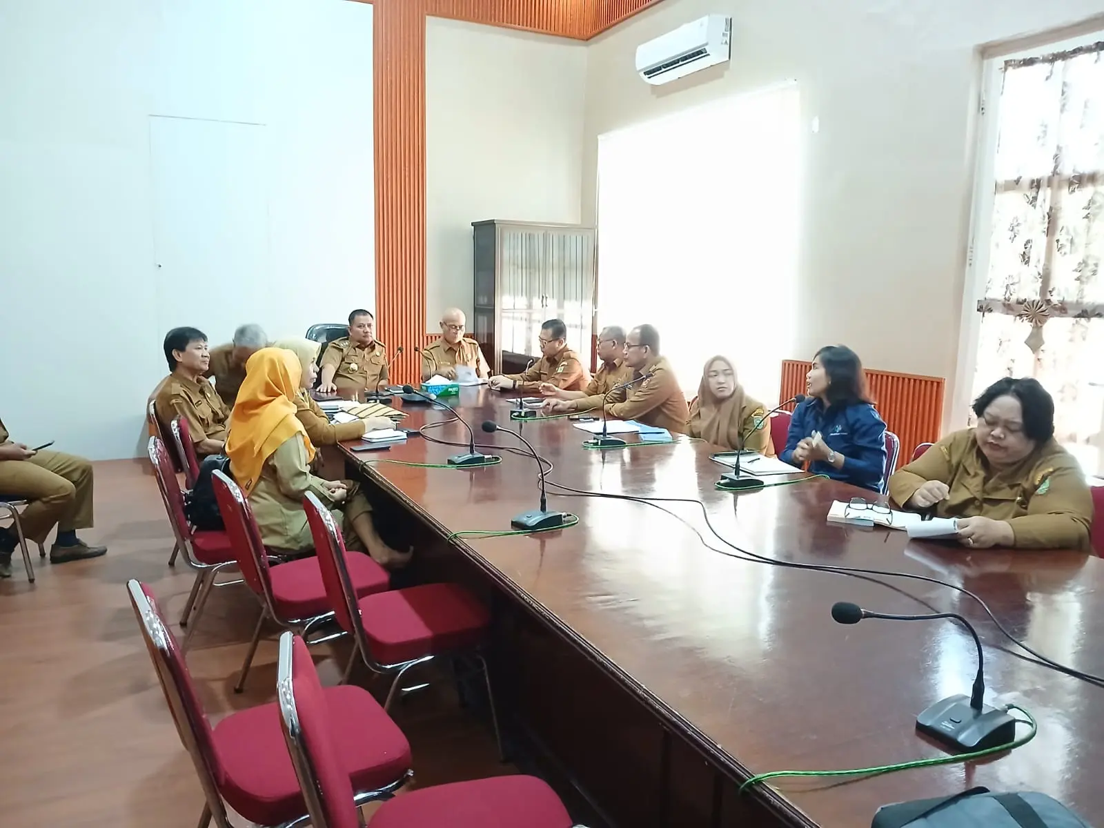  Dinas Komunikasi dan Informatika Kabupaten Asahan Memfasilitasi Video Conference TPID