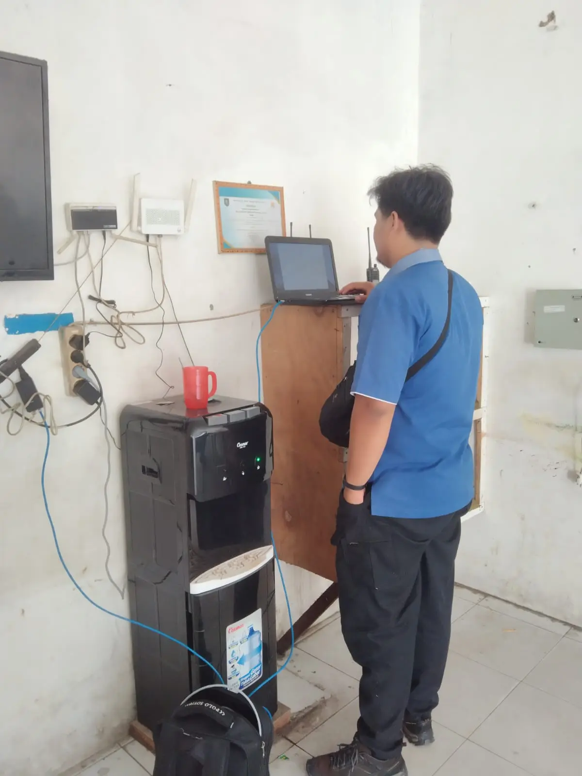  PERBAIKAN KONEKSI INTERNET DI KANTOR PEMADAM KEBAKARAN