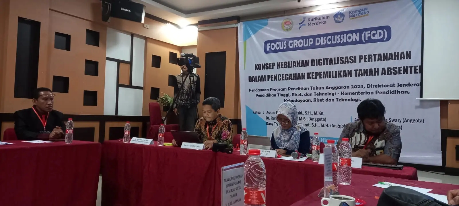  FGD KONSEP KEBIJAKAN DIGITALISASI PERTAHANAN DALAM PENCEGAHAN KEPEMILIKAN TANAH ABSENTEE