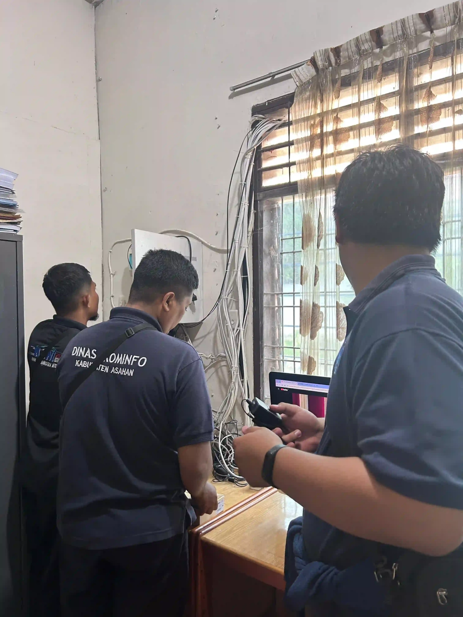  Perbaikan Jaringan Internet di Dinas PUTR Kabupaten Asahan