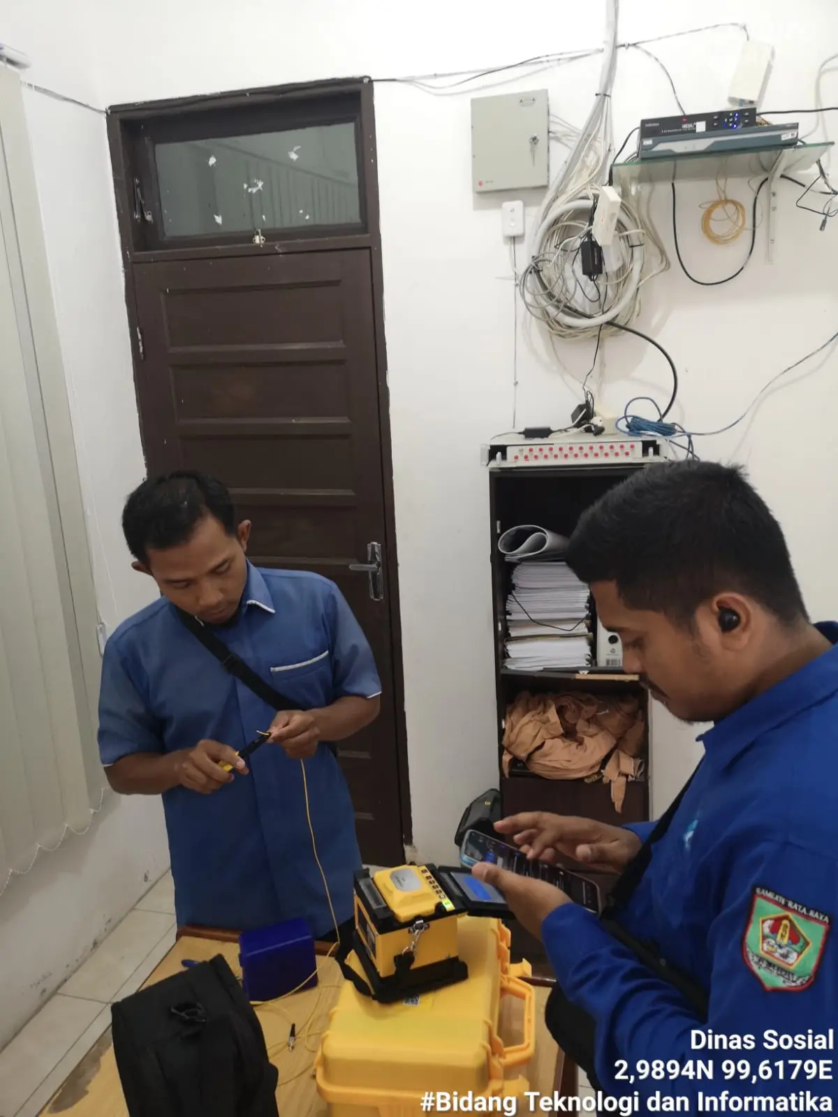  Perbaikan Jaringan Internet di Dinas Sosial Kabupaten Asahan