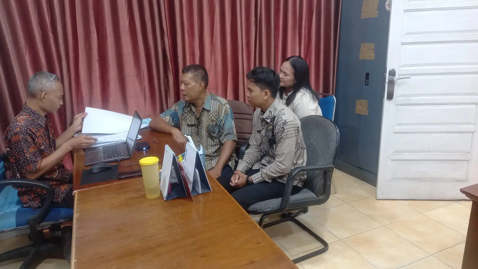  Koordinasi Dengan Bagian Hukum Mengenai Penyusunan Ranperbup