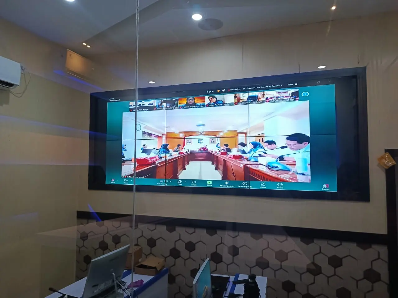  Fasilitasi Vidcon Mewujudkan Penguatan Komitmen dan Aksi Nyata