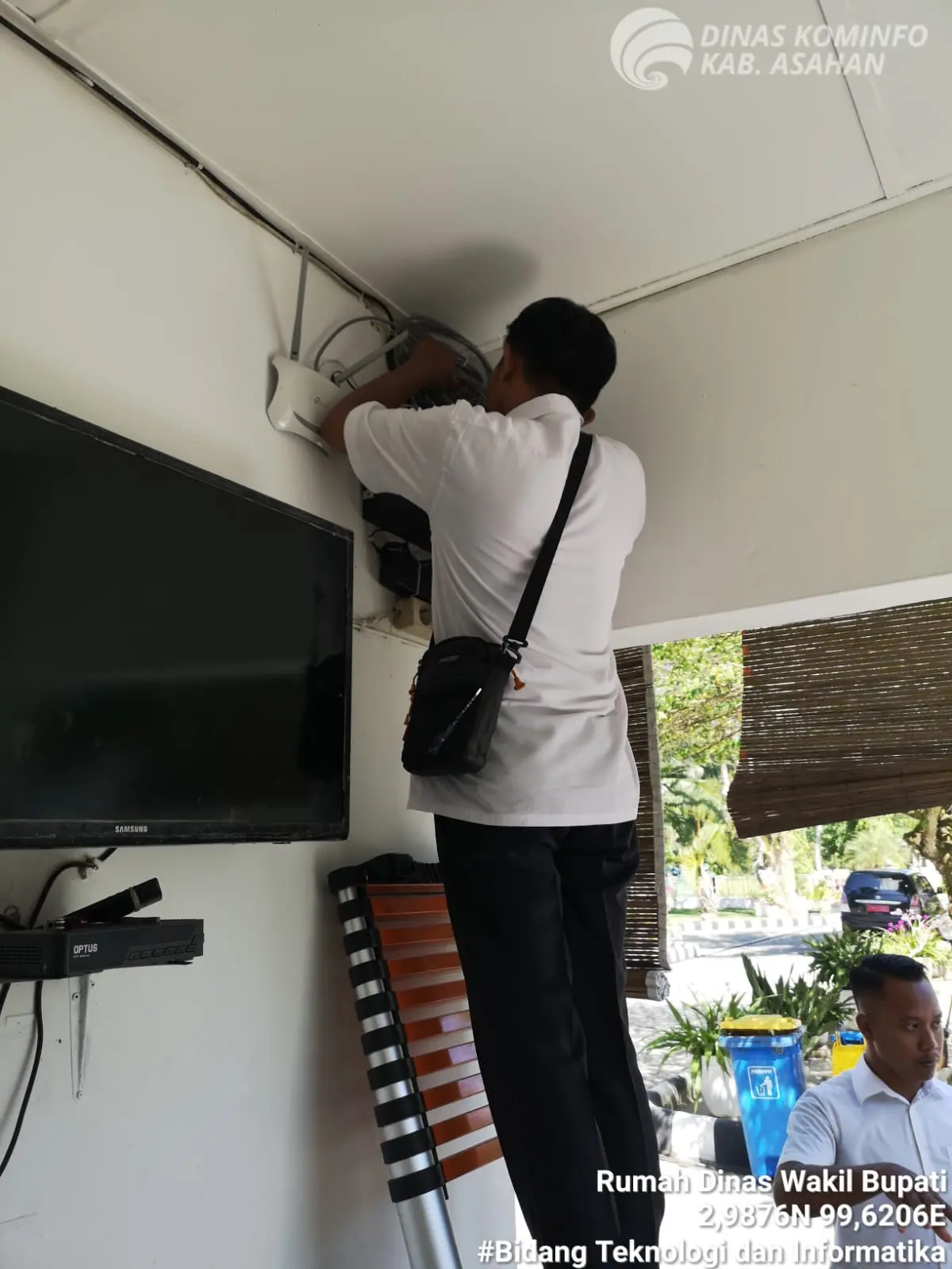  Perbaikan CCTV di Rumah Dinas Wakil Bupati