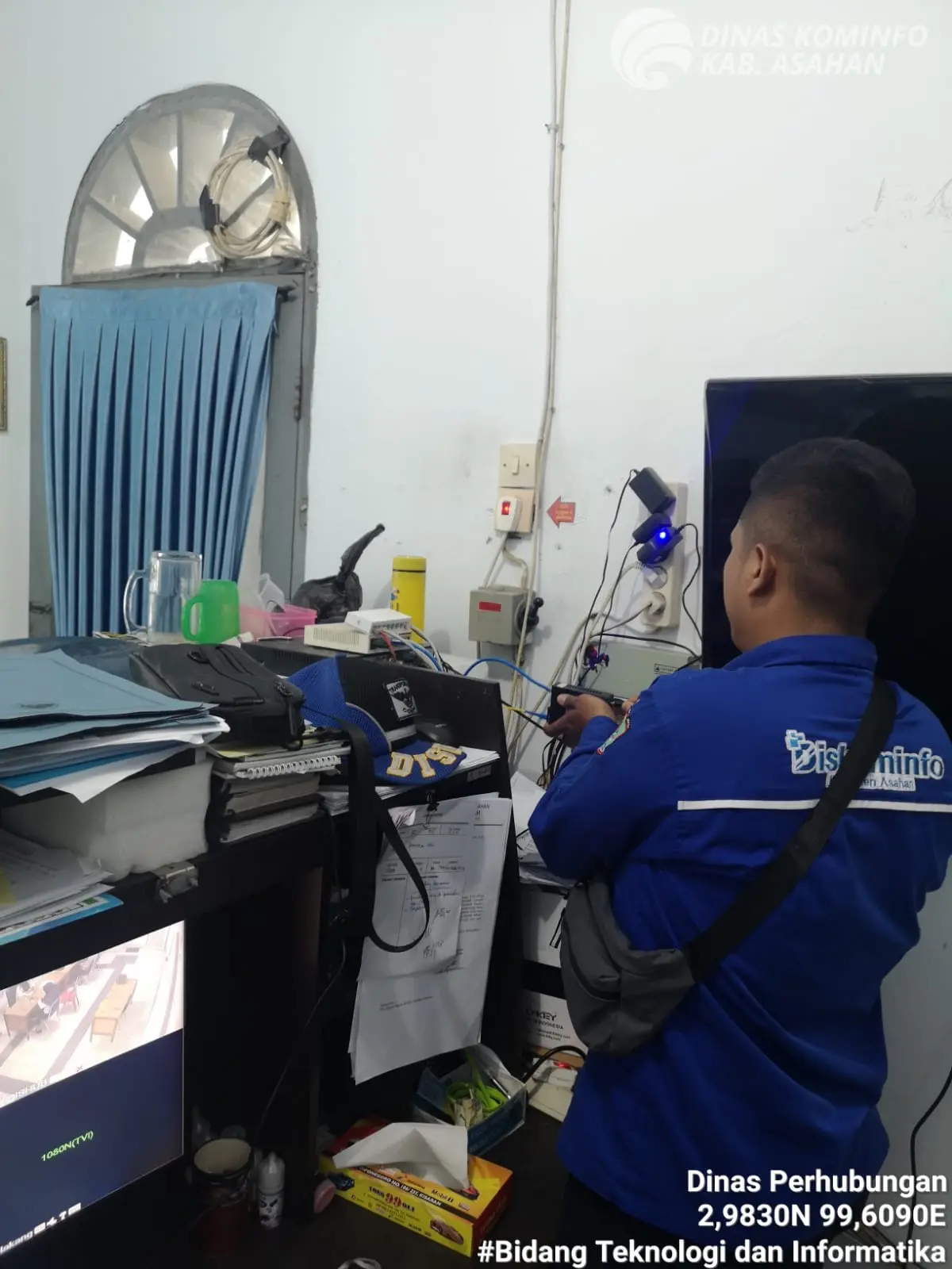  PERBAIKAN JARINGAN DI DINAS PERHUBUNGAN