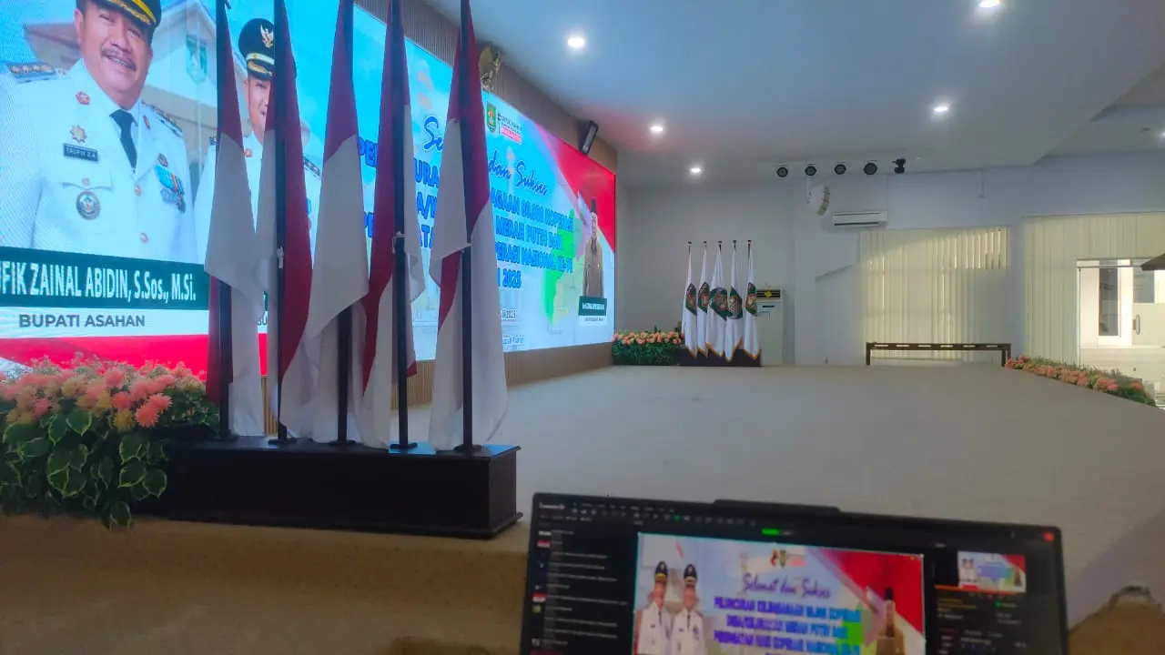  Fasilitasi Vidcon Undangan Peluncuran Kelembagaan 80.000 Kepala Desa/Kelurahan Merah Putih