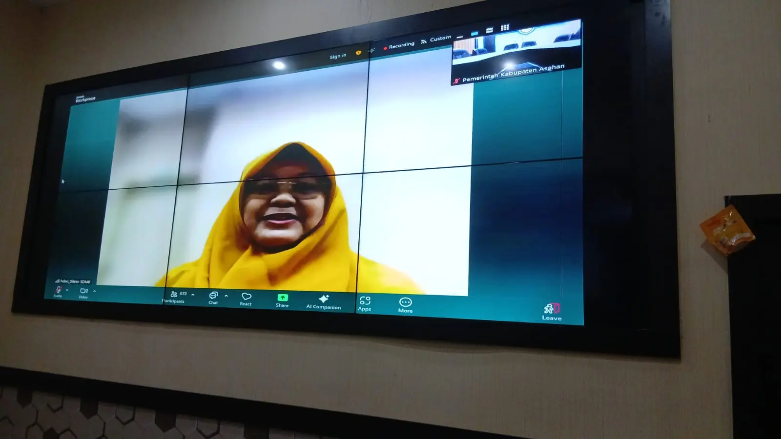  Fasilitasi Video Conference Sosialiasi Dokter Spesialis KKLP di Puskesmas