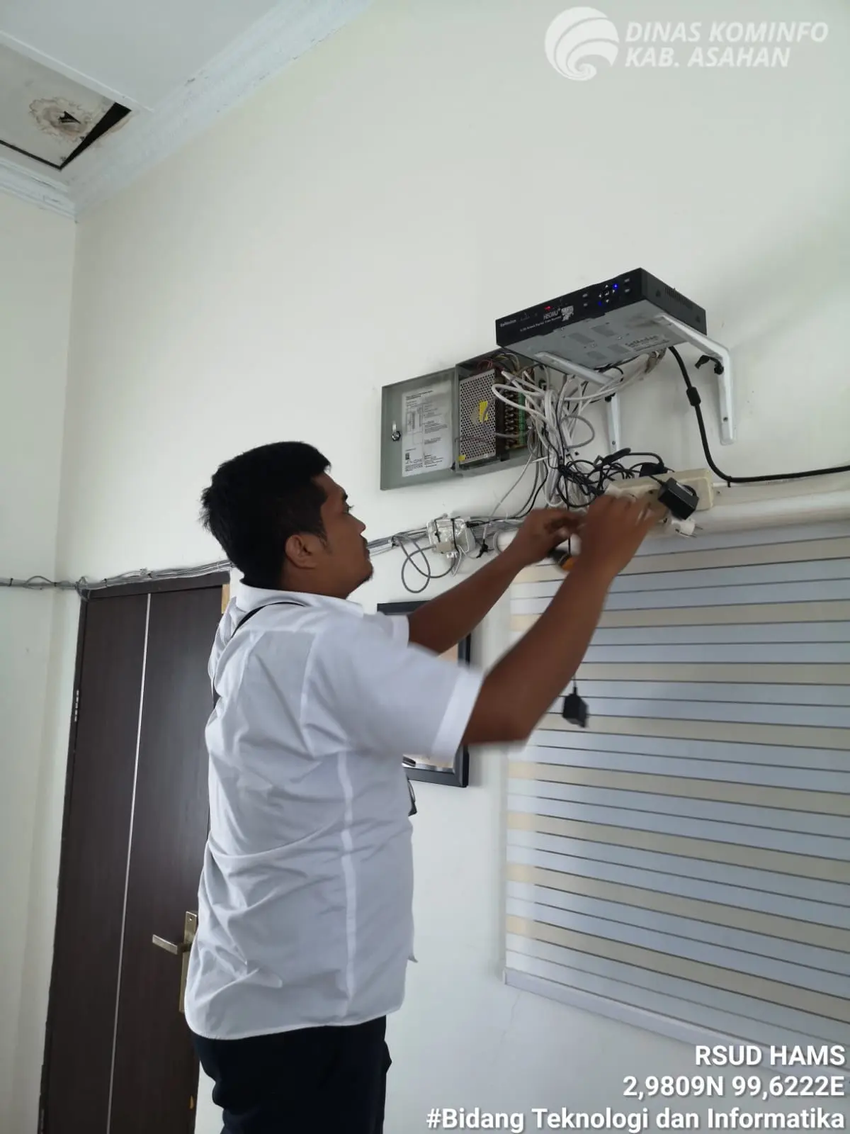  Perbaikan CCTV di RSUD HAMS Kabupaten Asahan