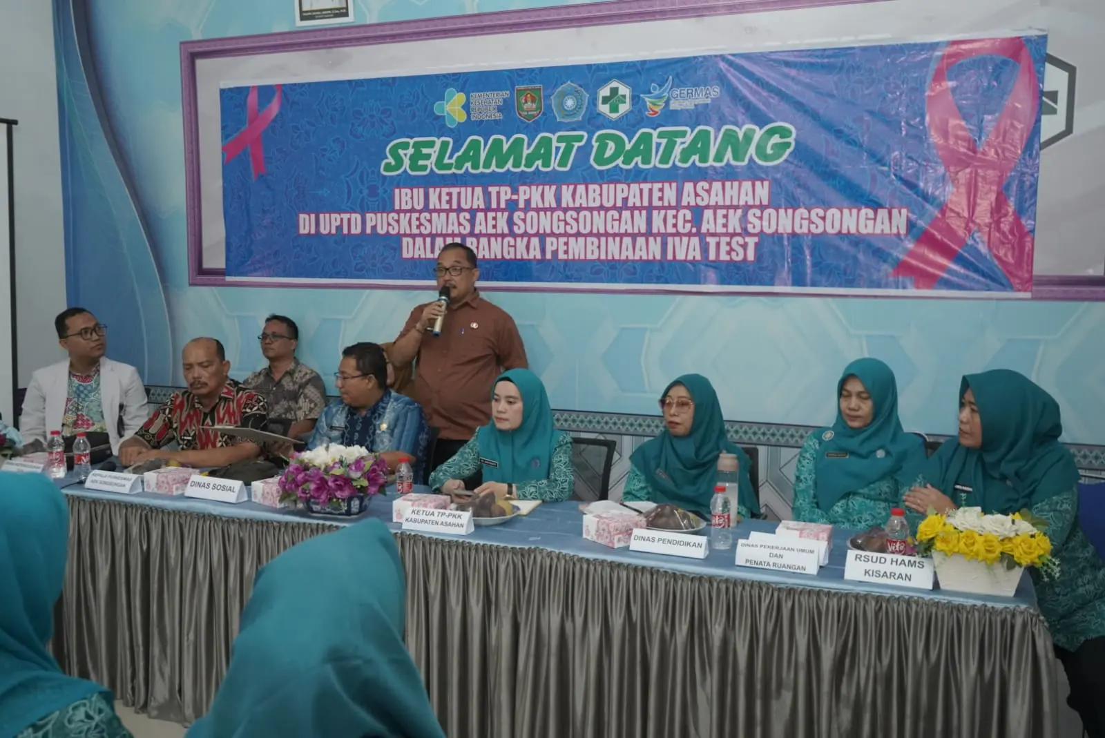  Sekretaris Dinas Kominfo Hadiri Pembinaan IVA Test di Kecamatan Aek Songsongan