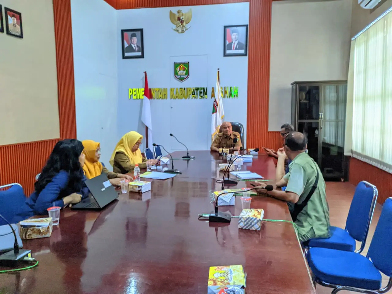  Kominfo Asahan Fasilitasi Vidcon Rapat Koordinasi Pengendalian Inflasi dan Evaluasi Program 3 Juta Rumah
