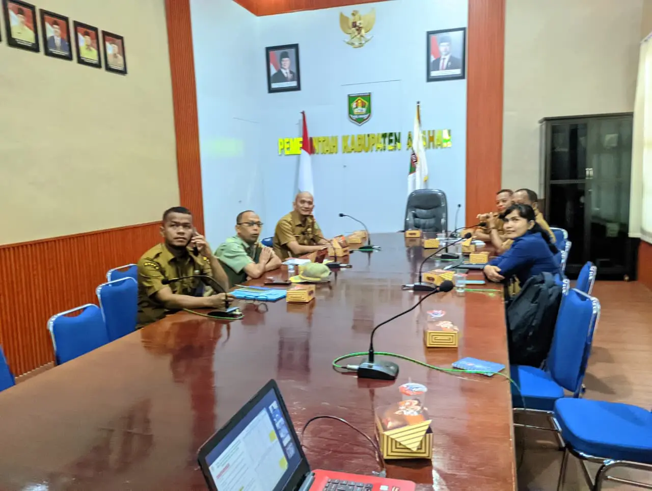  Diskominfo Asahan Fasilitasi Video Conference Rakor Pengendalian Inflasi dan Program 3 Juta Rumah