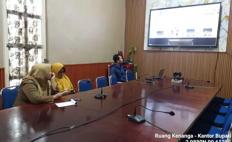  Diskominfo Asahan Fasilitasi Rapat Monitoring Pembangunan SPPG di Daerah Terpencil