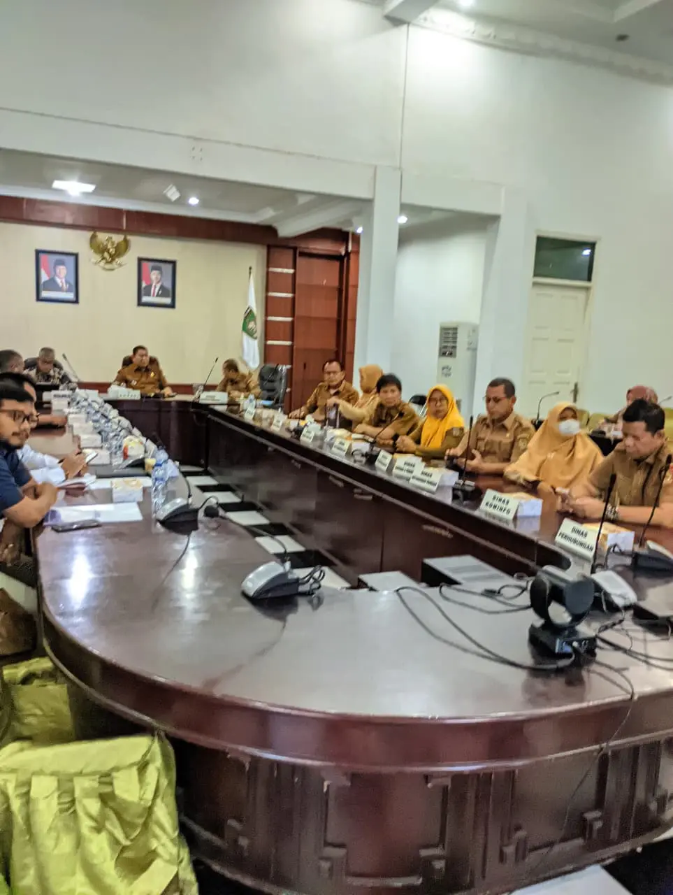  Kominfo Asahan Fasilitasi Vidcon Rakor Pengendalian Inflasi dan Evaluasi Program 3 Juta Rumah