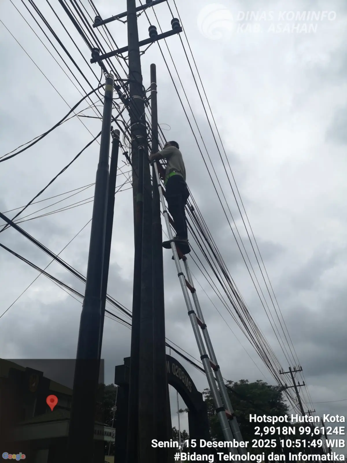  Perbaikan Internet Hotspot Hutan Kota Kabupaten Asahan