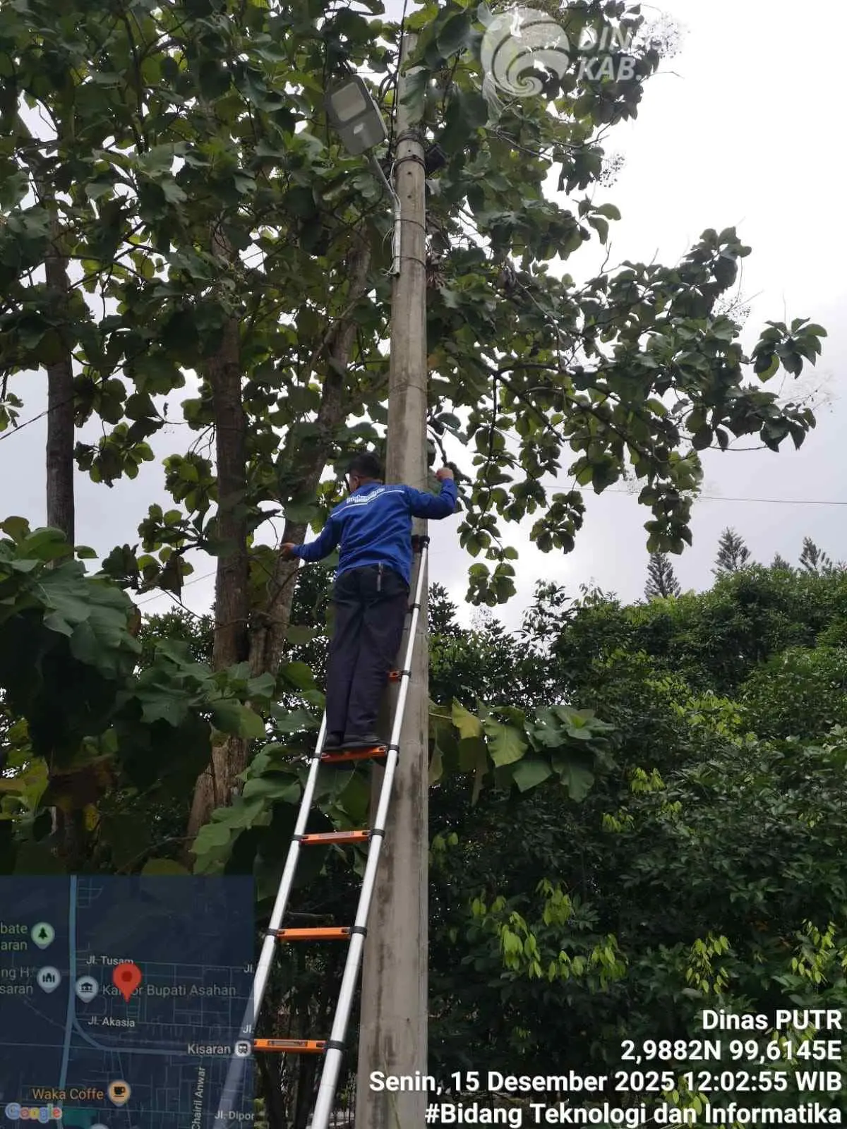  Perapian Kabel di Dinas Pekerjaan Umum dan Tata Ruang (PUTR)