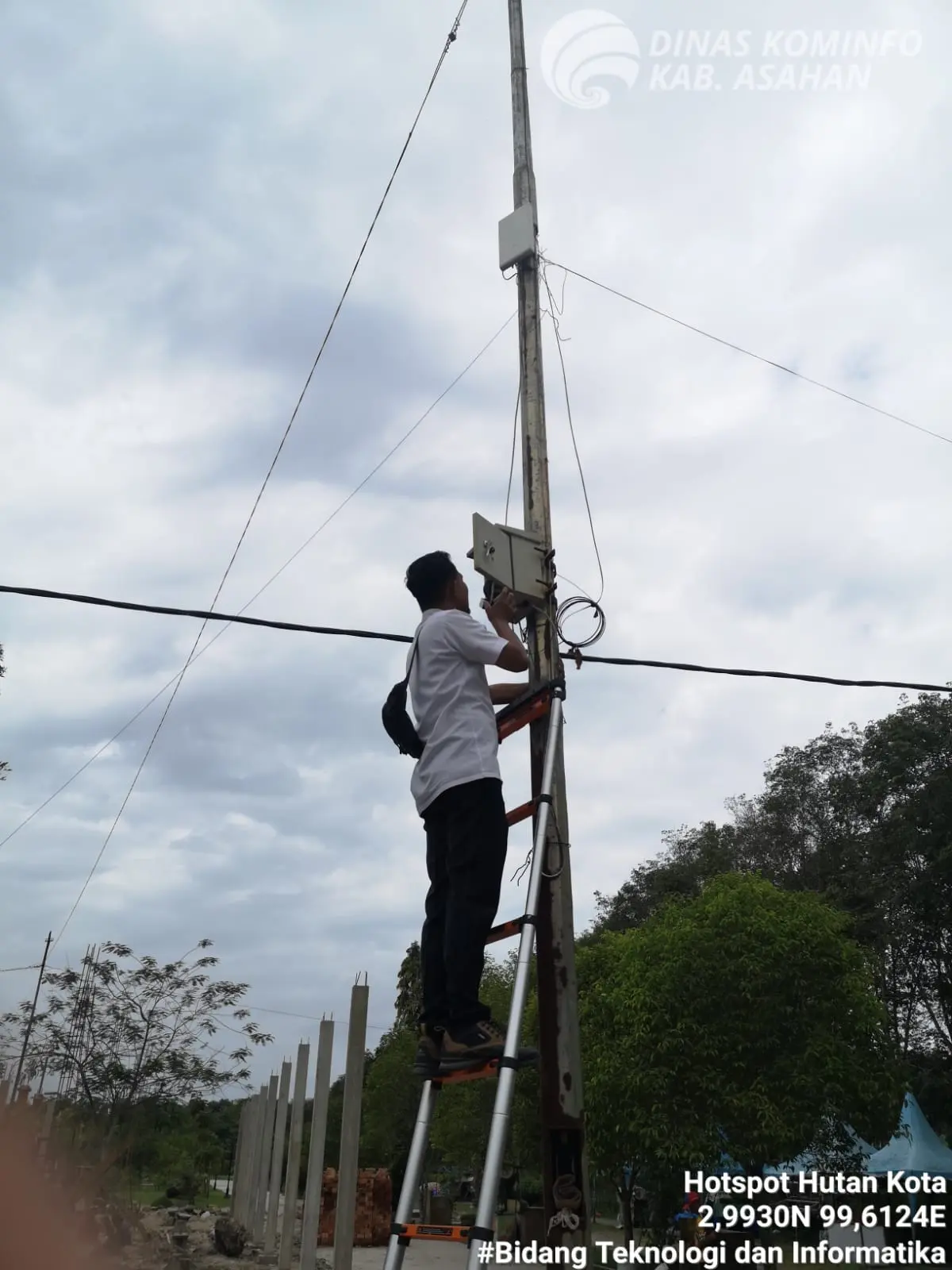  Perbaikan Hotspot Hutan Kota Setelah Kabel FO Putus