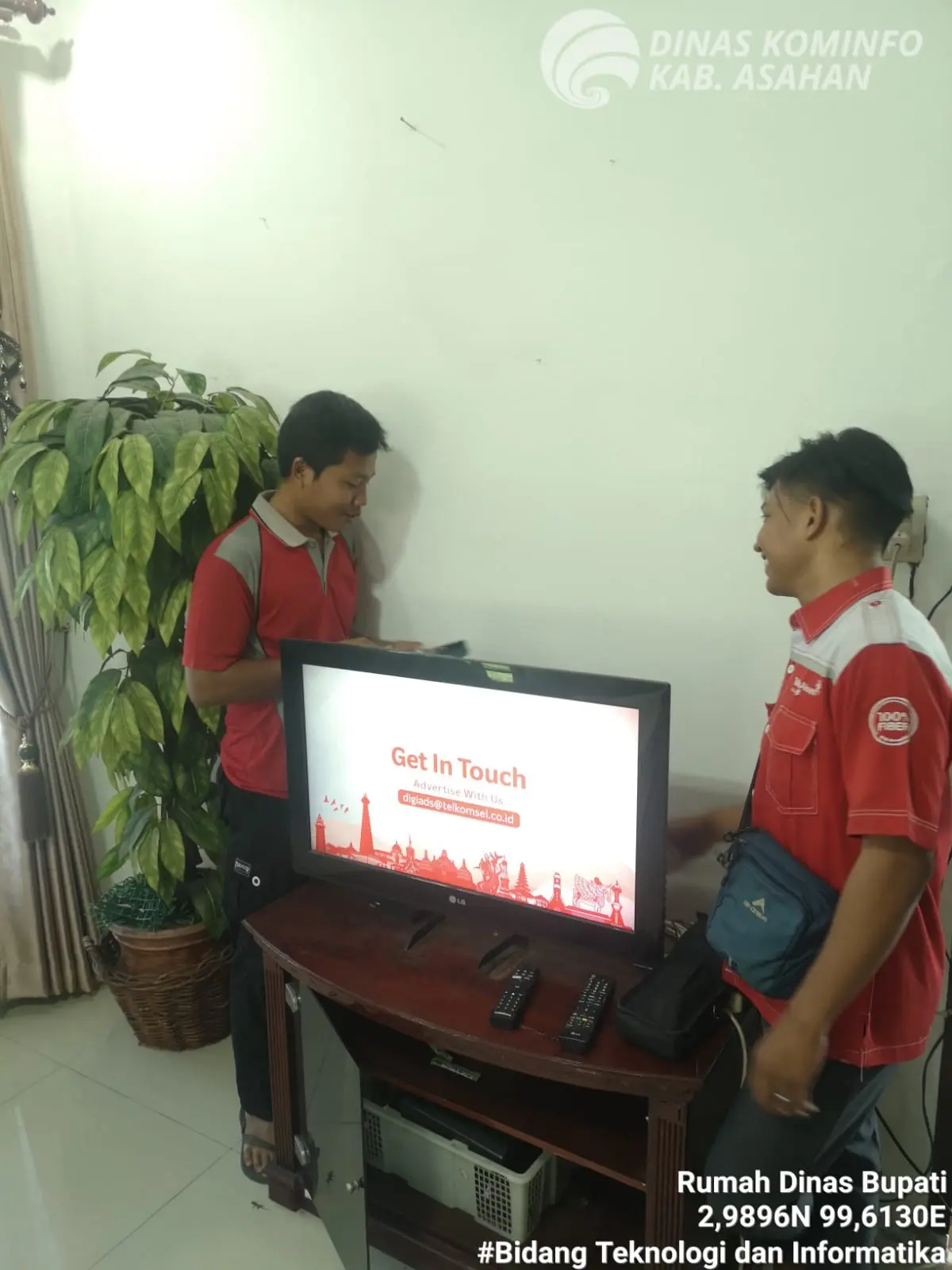  Perbaikan Internet di Ruang Ajudan Rumah Dinas Bupati