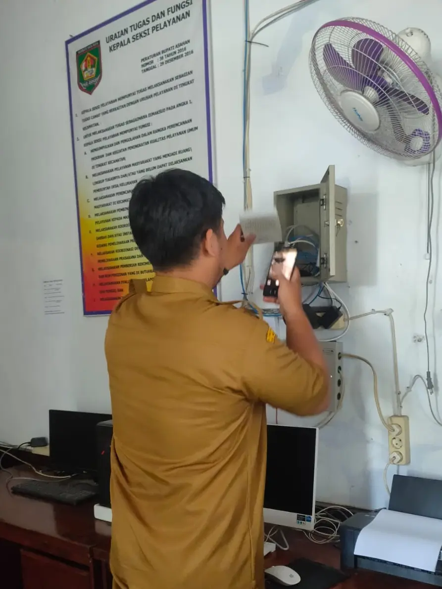 Perbaikan Jaringan Internet di Kecamatan Aek Songsongan