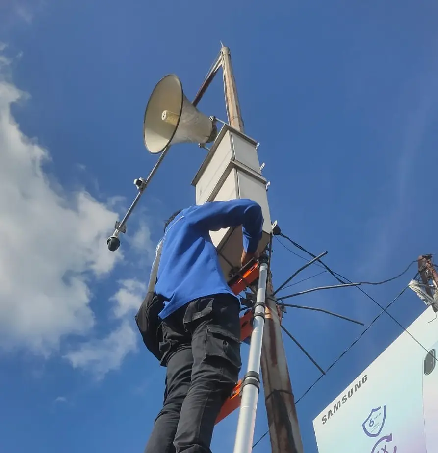 Diskominfo Asahan Lakukan Perbaikan Jaringan Internet CCTV Jalan di Titik Simpang Empat