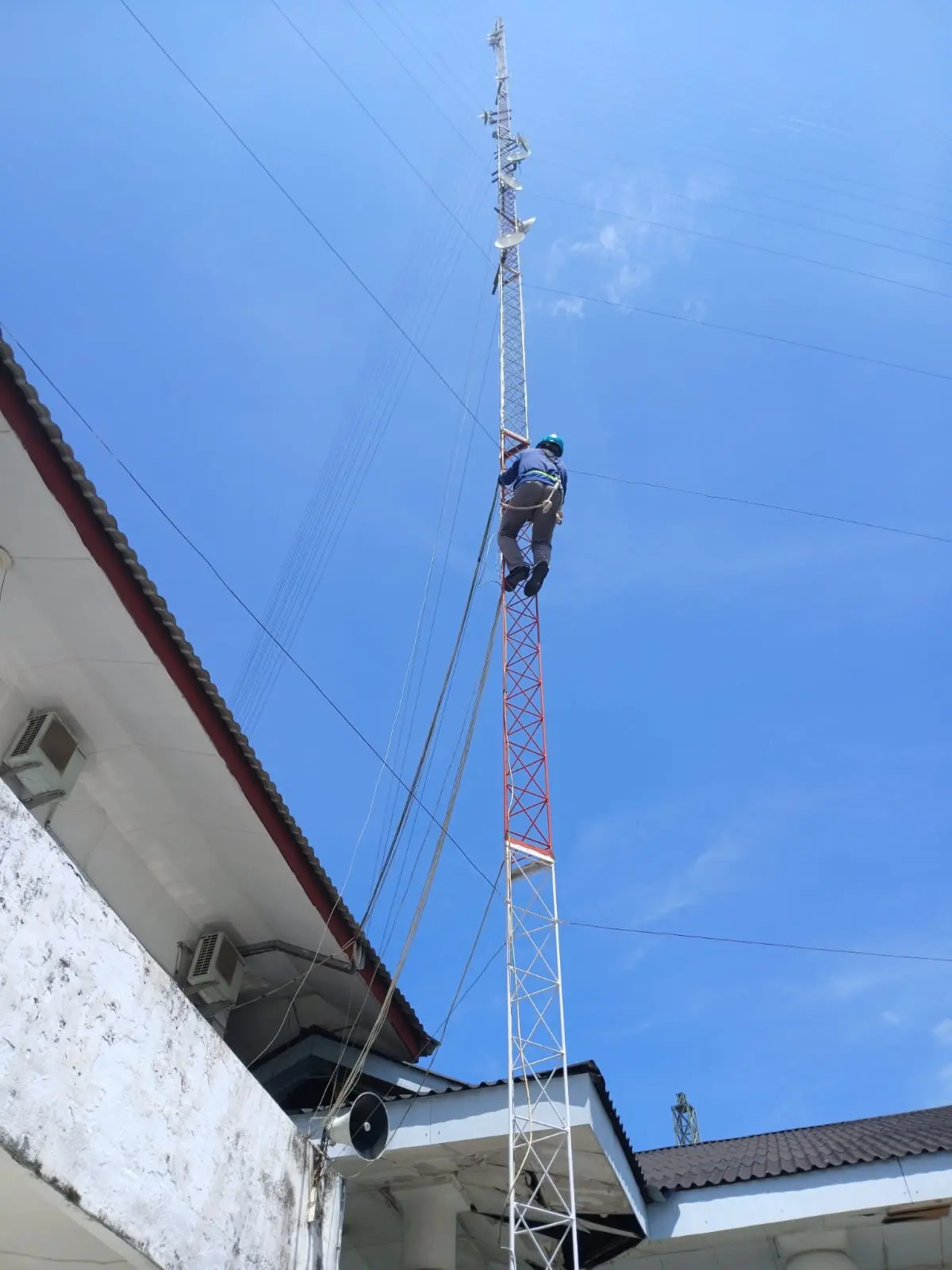Diskominfo Asahan Lakukan Penggantian Radiolink