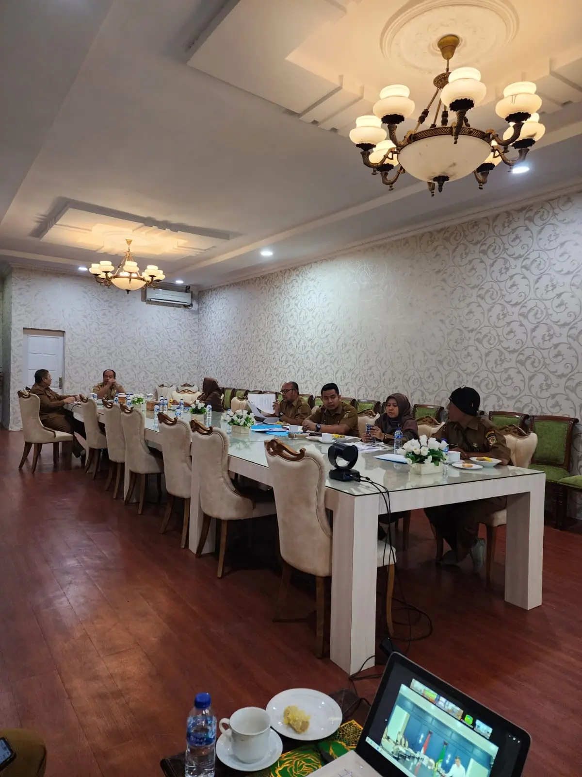 Diskominfo Asahan Fasilitasi Vidcon dan Zoom Meeting Bahas DBH