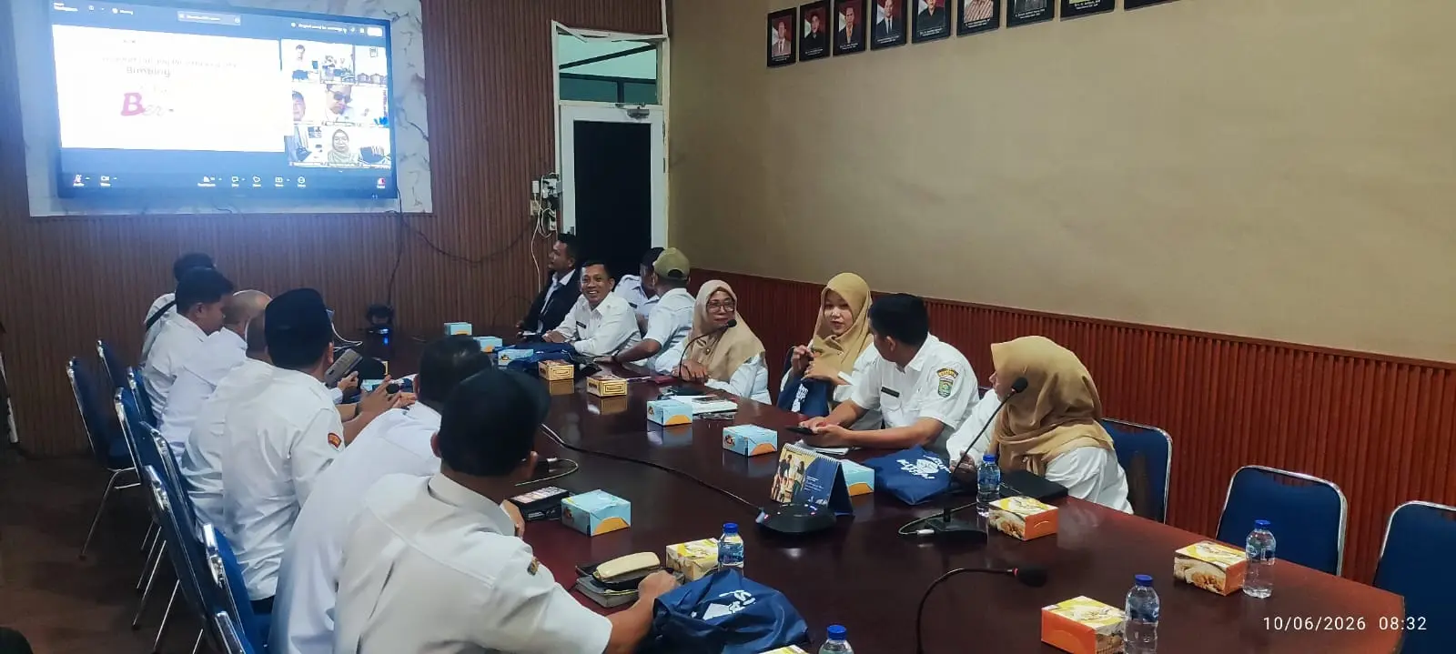 Diskominfo Asahan Fasilitasi Zoom Meeting Bimtek Kabupaten/Kota Antikorupsi TA 2026